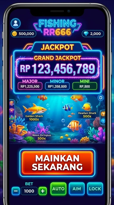 Tampilan antarmuka rr666 yang modern dan intuitif.